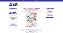 Desktop Screenshot of lestroisbaudets.com